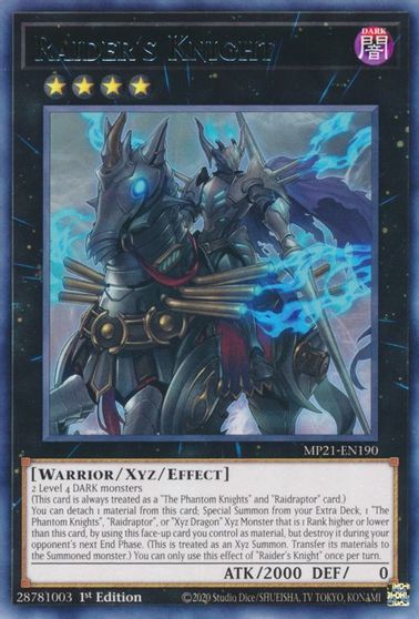 Raider's Knight [MP21-EN190] Rare | Odin's Place