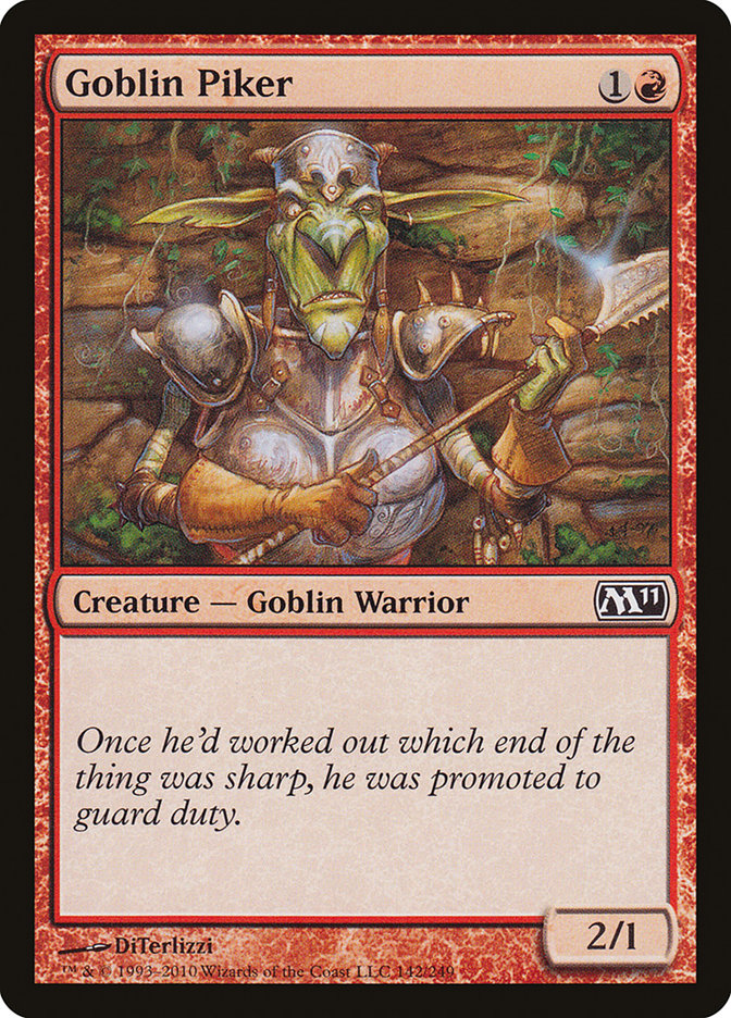 Goblin Piker (142) [Magic 2011] | Odin's Place