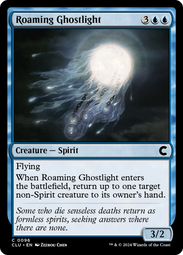 Roaming Ghostlight [Ravnica: Clue Edition] | Odin's Place