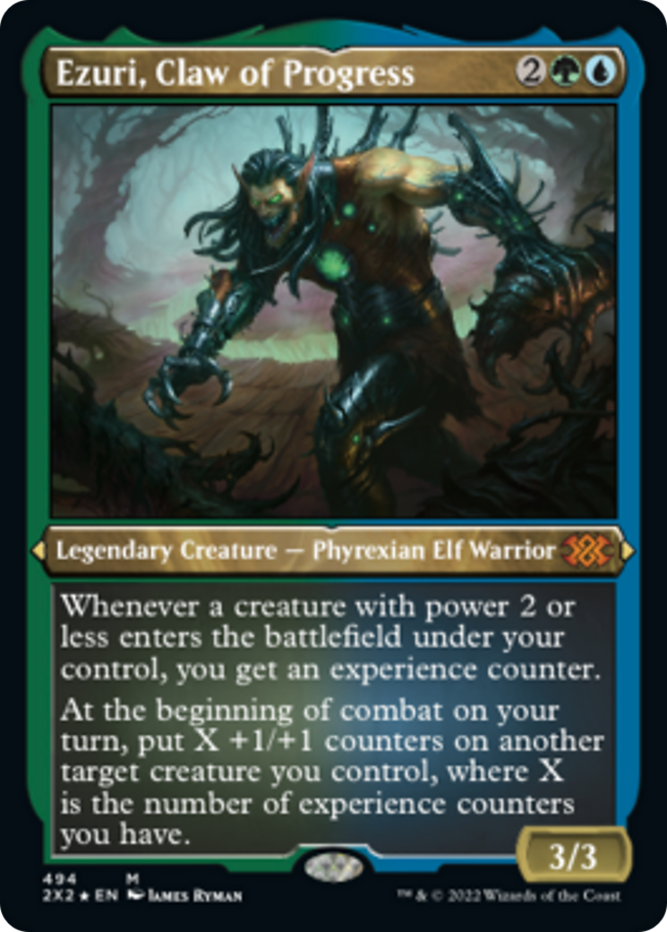 Ezuri, Claw of Progress (Foil Etched) [Double Masters 2022] | Odin's Place