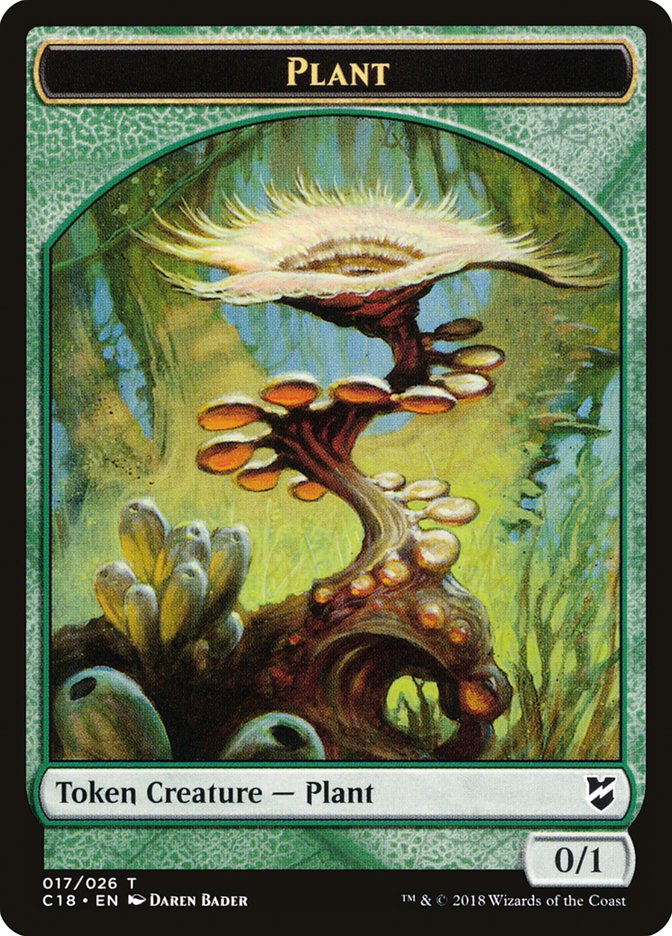 Plant Token [Commander 2018 Tokens] | Odin's Place