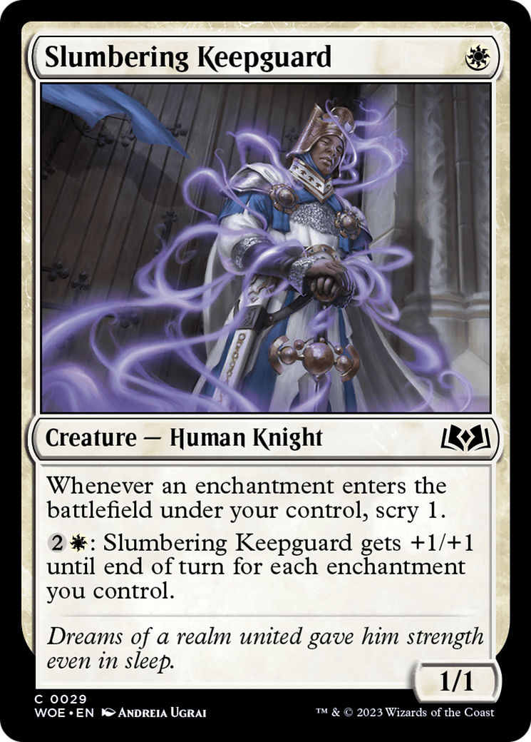 Slumbering Keepguard [Wilds of Eldraine] | Odin's Place