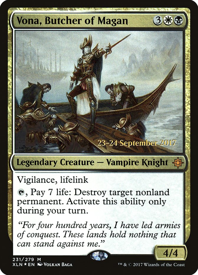 Vona, Butcher of Magan (231) [Ixalan Prerelease Promos] | Odin's Place