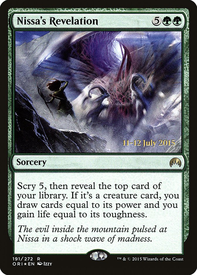 Nissa's Revelation (191) [Magic Origins Prerelease Promos] | Odin's Place