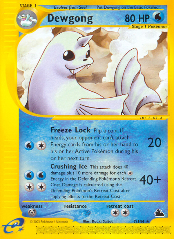 Dewgong (7/144) [Skyridge] | Odin's Place