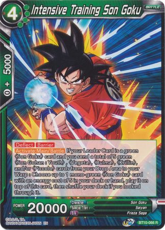 Intensive Training Son Goku (BT10-066) [Rise of the Unison Warrior] | Odin's Place
