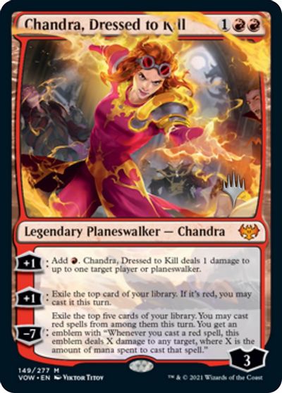Chandra, Dressed to Kill (Promo Pack) [Innistrad: Crimson Vow Promos] | Odin's Place
