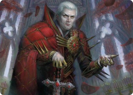 Edgar, Charmed Groom 1 Art Card [Innistrad: Crimson Vow Art Series] | Odin's Place