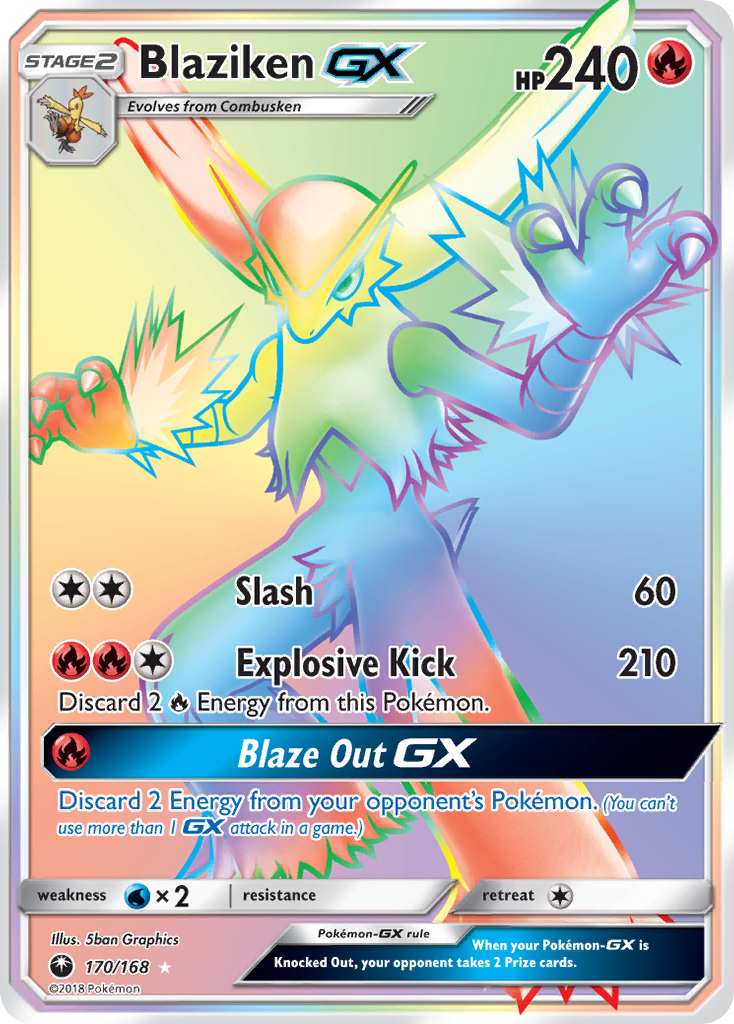 Blaziken GX (170/168) [Sun & Moon: Celestial Storm] | Odin's Place