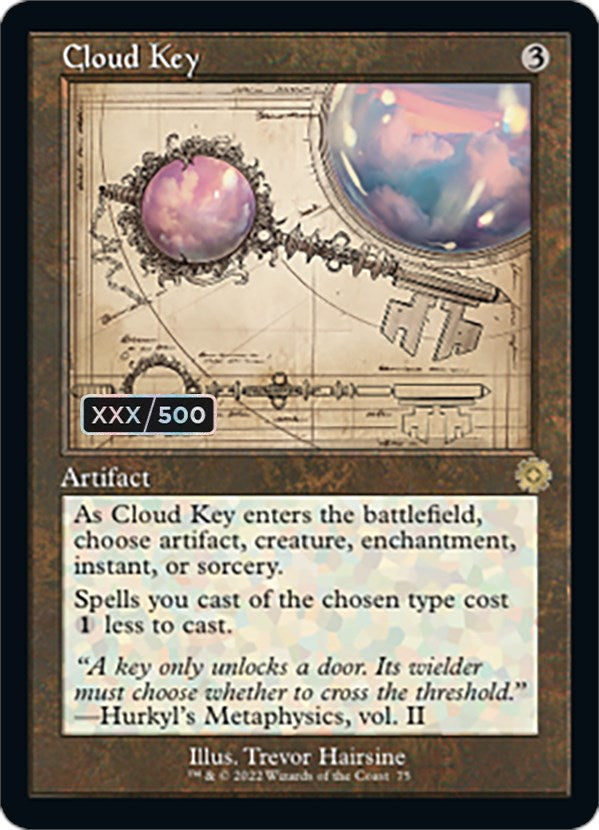 Cloud Key (Retro Schematic) (Serialized) [The Brothers' War Retro Artifacts] | Odin's Place