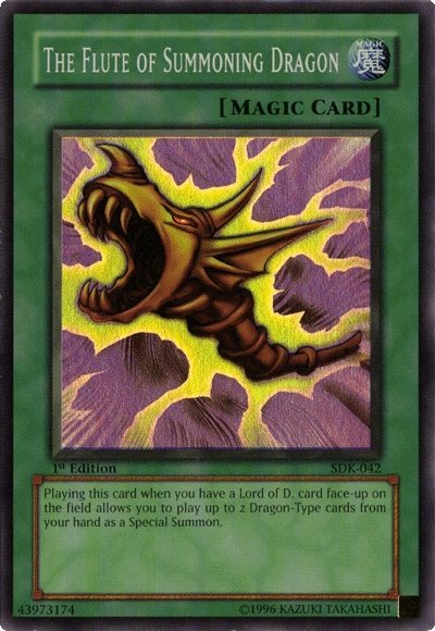 The Flute of Summoning Dragon [SDK-042] Super Rare | Odin's Place
