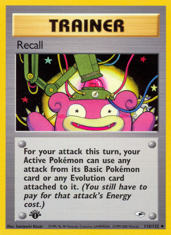 Recall (116/132) [Gym Heroes 1st Edition] | Odin's Place