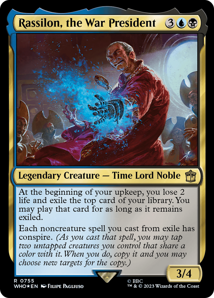 Rassilon, the War President (Surge Foil) [Doctor Who] | Odin's Place
