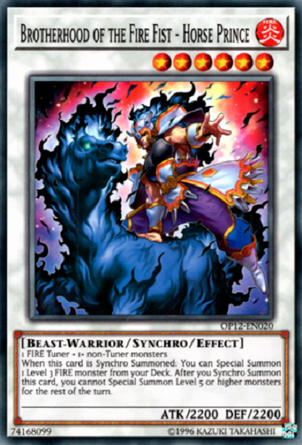 Brotherhood of the Fire Fist - Horse Prince [OP12-EN020] Common | Odin's Place