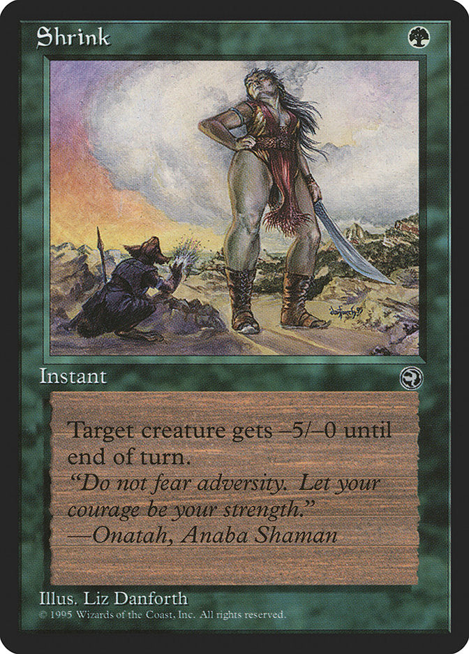 Shrink (Onatah Flavor Text) [Homelands] | Odin's Place