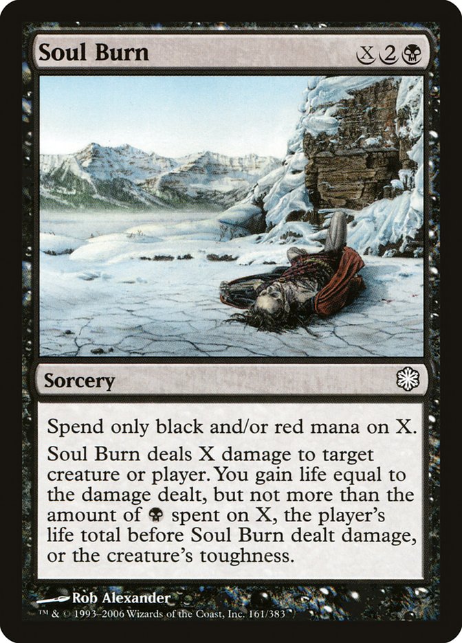 Soul Burn (161) [Coldsnap Theme Decks] | Odin's Place