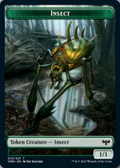 Insect // Slug Double-Sided Token [Innistrad: Crimson Vow Tokens] | Odin's Place