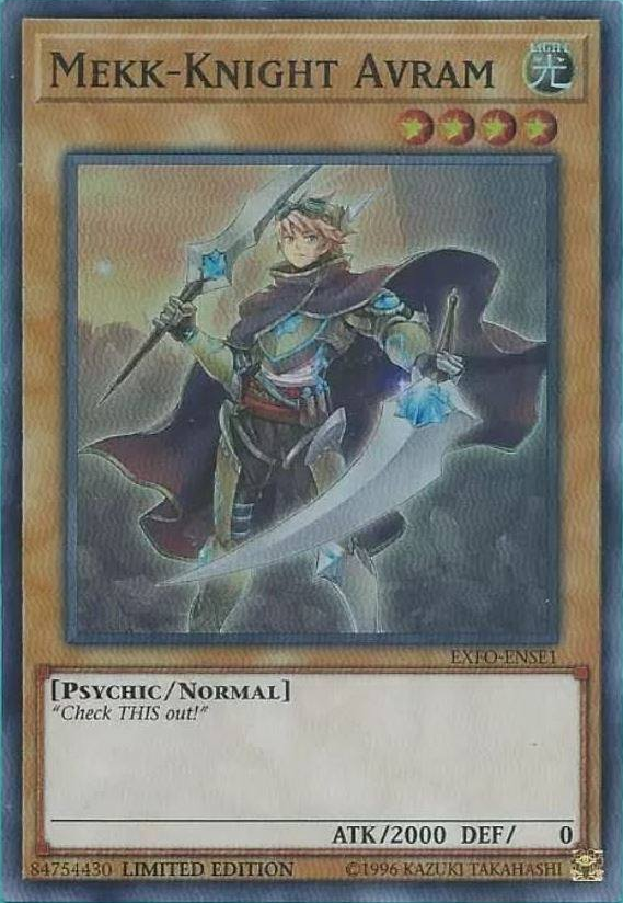 Mekk-Knight Avram [EXFO-ENSE1] Super Rare | Odin's Place