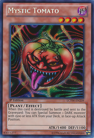 Mystic Tomato [LCYW-EN239] Secret Rare | Odin's Place