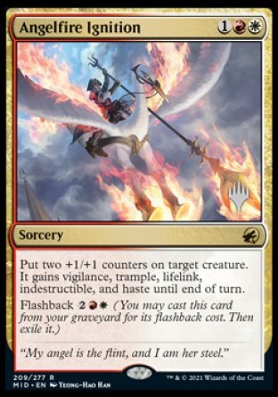 Angelfire Ignition (Promo Pack) [Innistrad: Midnight Hunt Promos] | Odin's Place