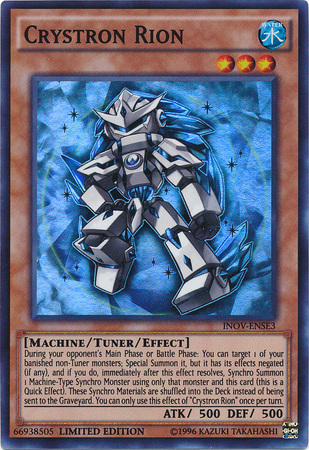 Crystron Rion [INOV-ENSE3] Super Rare | Odin's Place