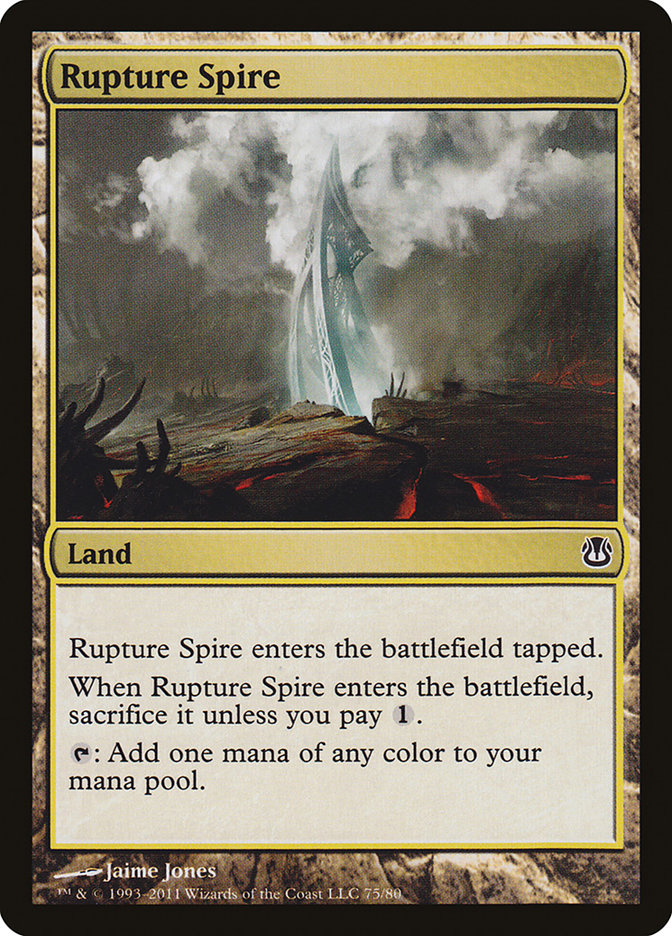 Rupture Spire (75) [Duel Decks: Ajani vs. Nicol Bolas] | Odin's Place