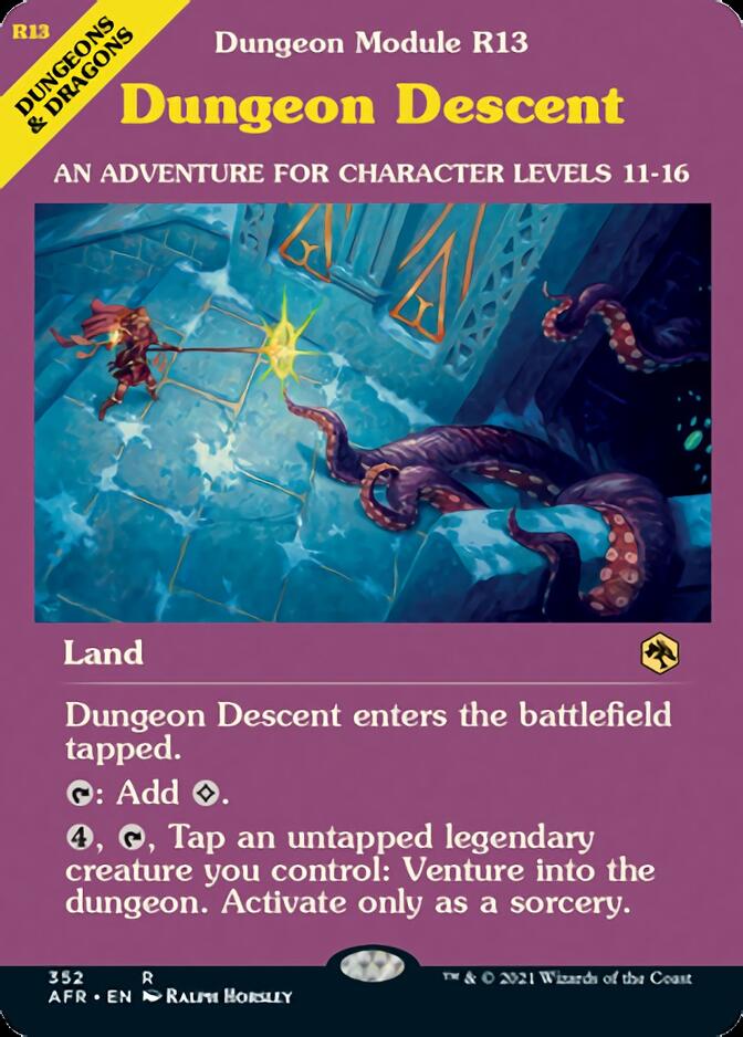 Dungeon Descent (Dungeon Module) [Dungeons & Dragons: Adventures in the Forgotten Realms] | Odin's Place