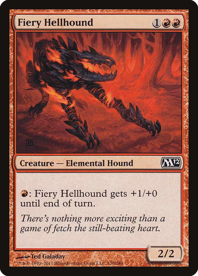 Fiery Hellhound (130) [Magic 2012] | Odin's Place