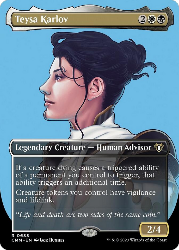 Teysa Karlov (Borderless Profile) [Commander Masters] | Odin's Place
