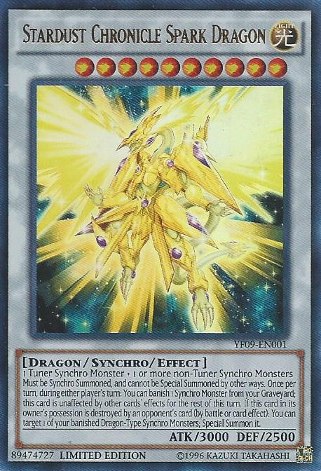 Stardust Chronicle Spark Dragon [YF09-EN001] Ultra Rare | Odin's Place