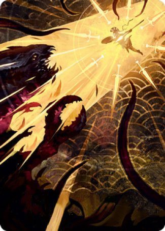 Defiant Strike Art Card [Strixhaven: School of Mages Art Series] | Odin's Place