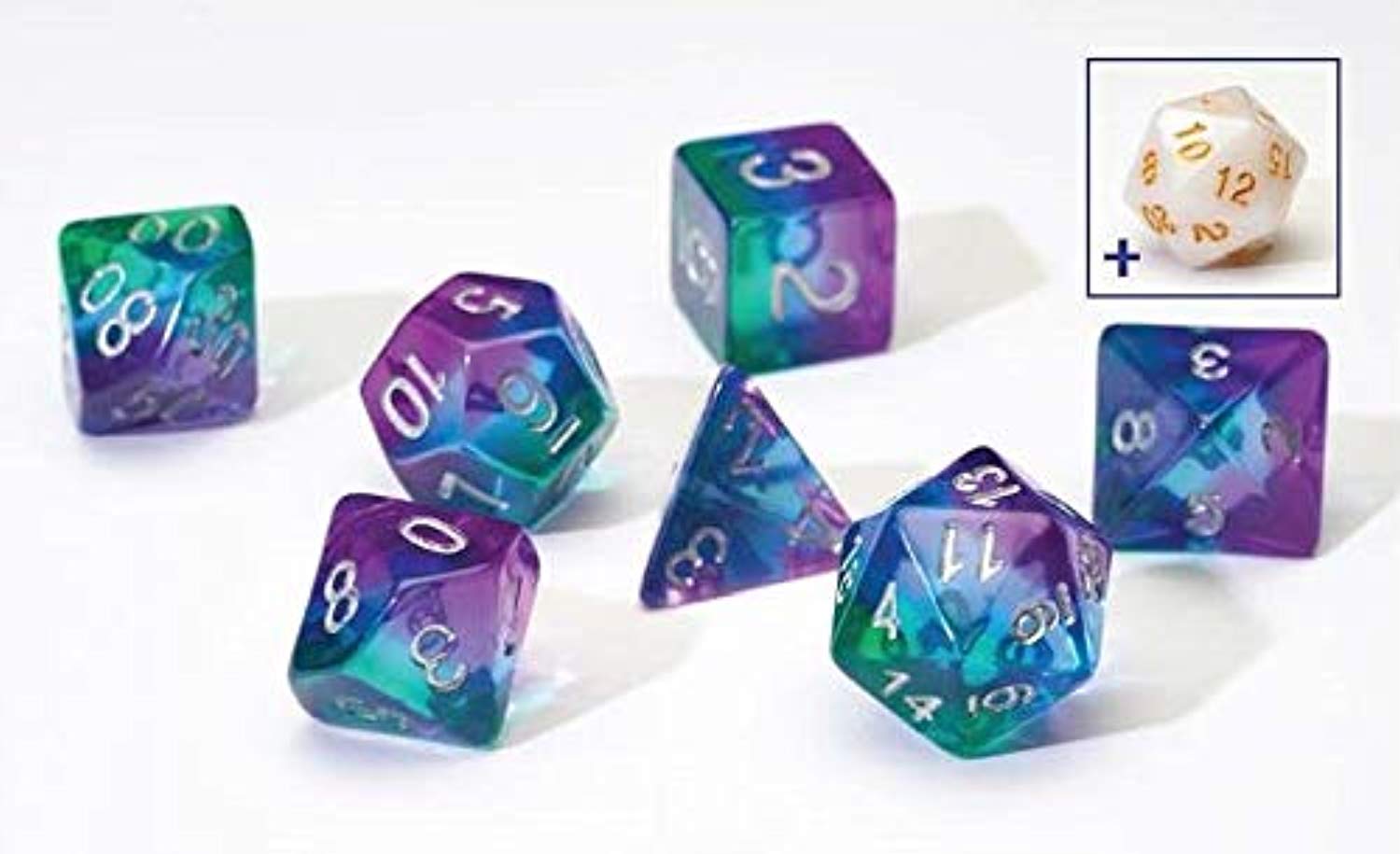 Sirius Blue and Purple Poly 7 Set | Odin's Place