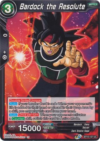 Bardock the Resolute (BT10-127) [Rise of the Unison Warrior] | Odin's Place