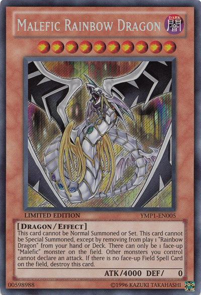 Malefic Rainbow Dragon [YMP1-EN005] Secret Rare | Odin's Place