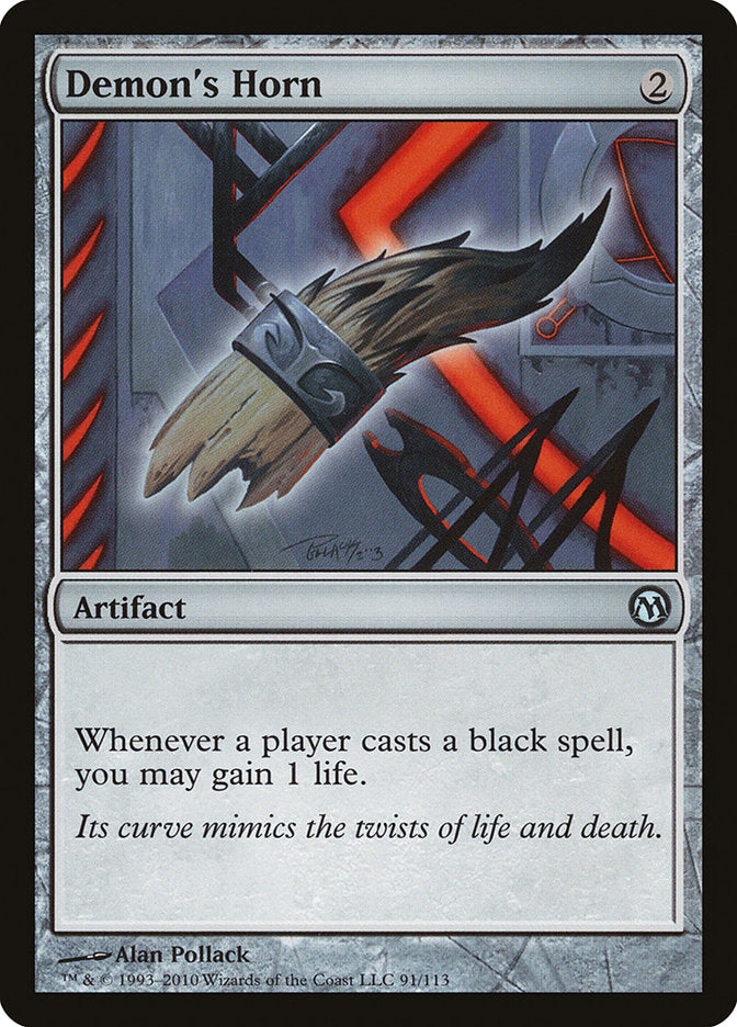 Demon's Horn (91) [Duels of the Planeswalkers] | Odin's Place