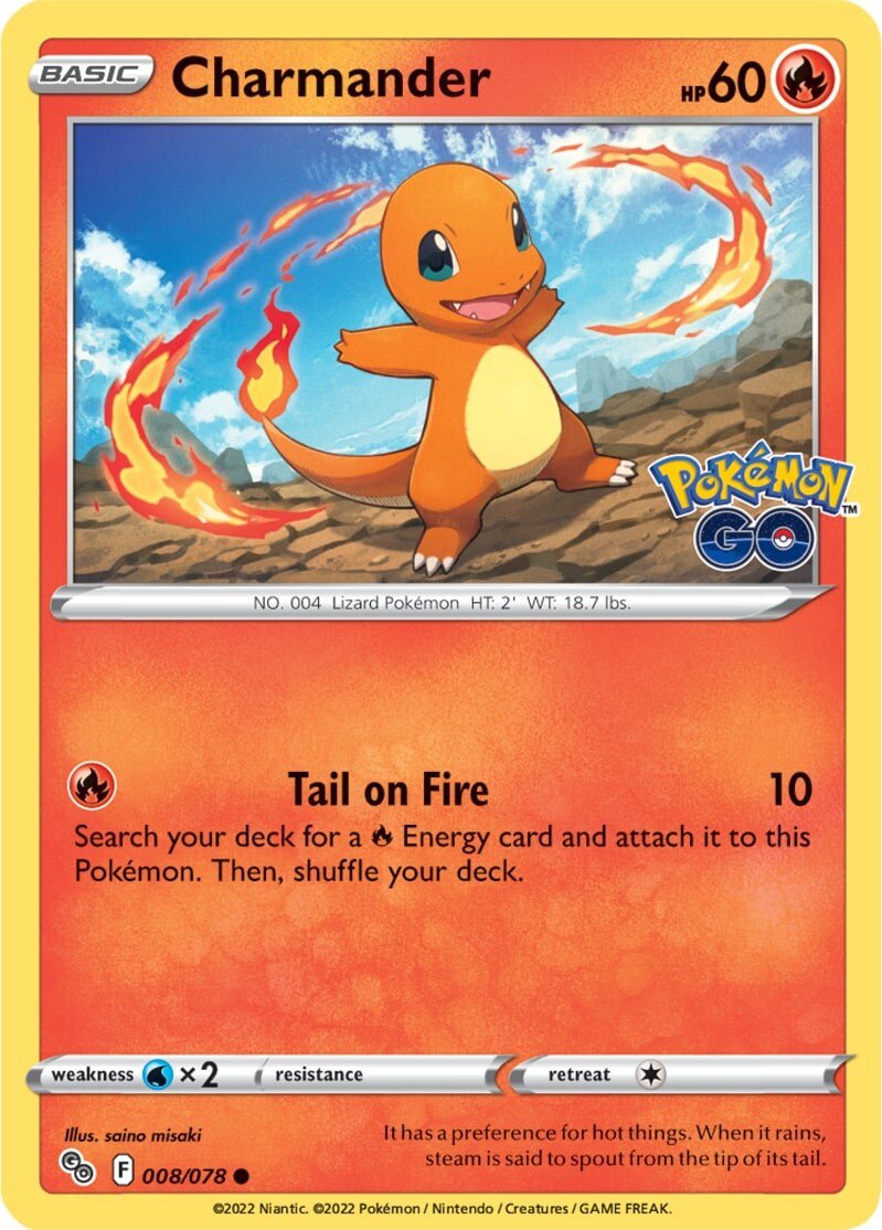 Charmander (008/078) [Pokémon GO] | Odin's Place