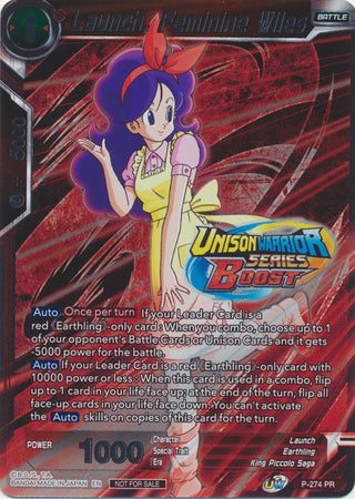 Launch, Feminine Wiles (Event Pack 08 - Alternate Foil) (P-274) [Tournament Promotion Cards] | Odin's Place