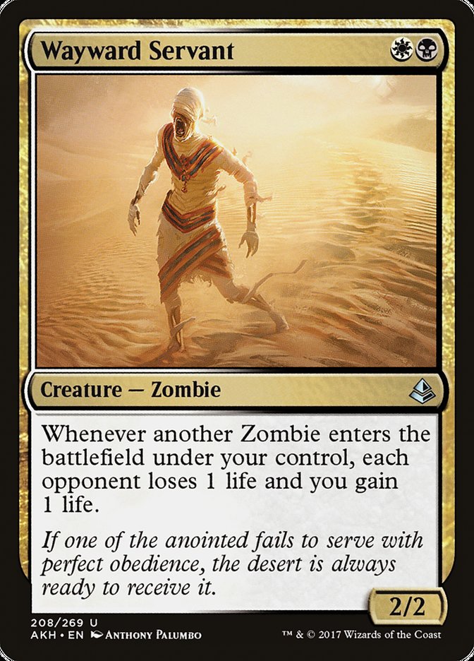 Wayward Servant (208) [Amonkhet] | Odin's Place