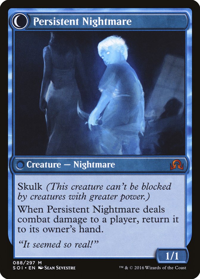 Startled Awake // Persistent Nightmare [Shadows over Innistrad] | Odin's Place