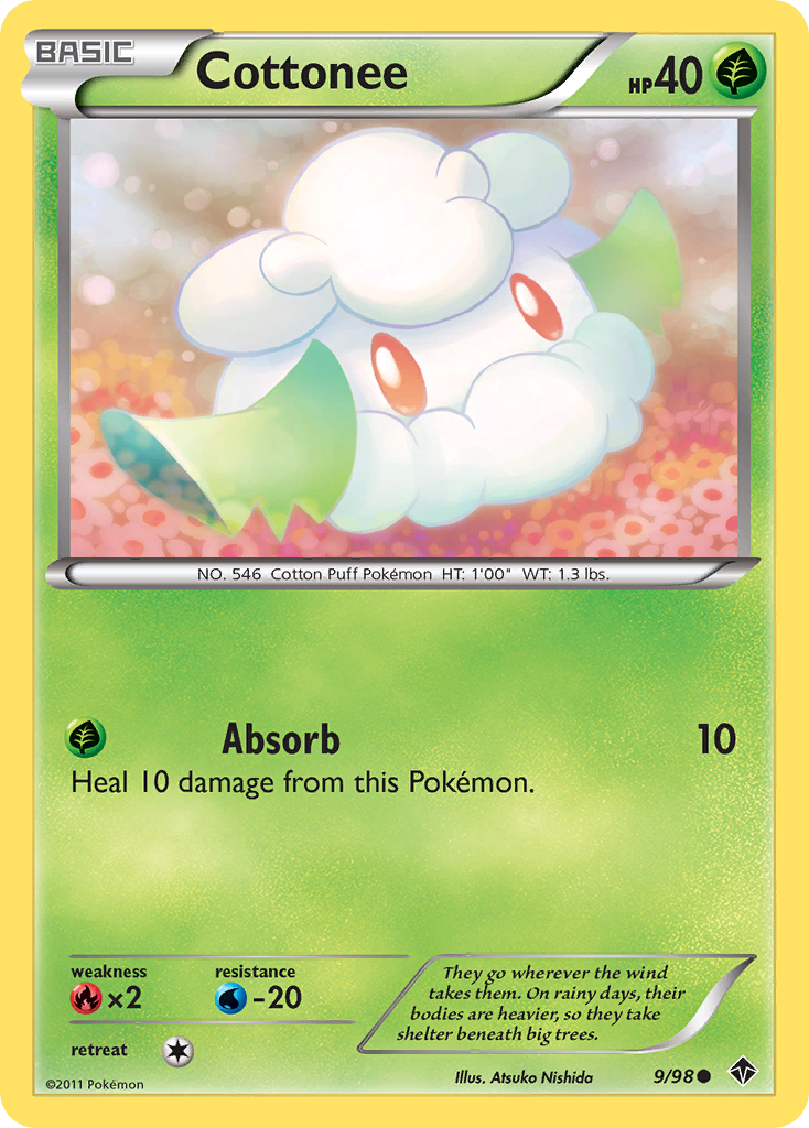 Cottonee (9/98) [Black & White: Emerging Powers] | Odin's Place