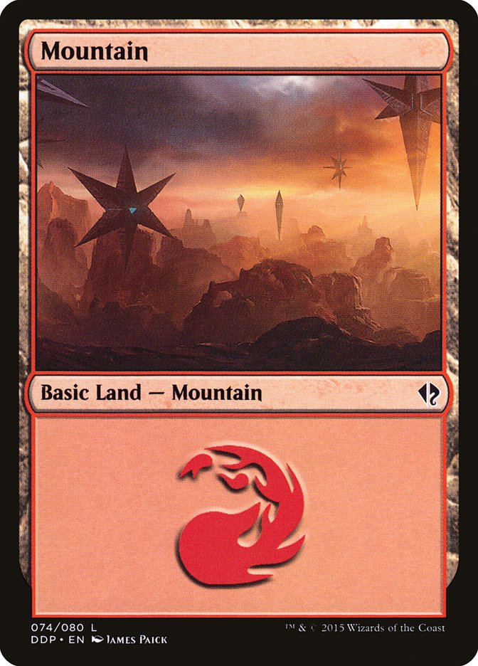 Mountain (74) [Duel Decks: Zendikar vs. Eldrazi] | Odin's Place