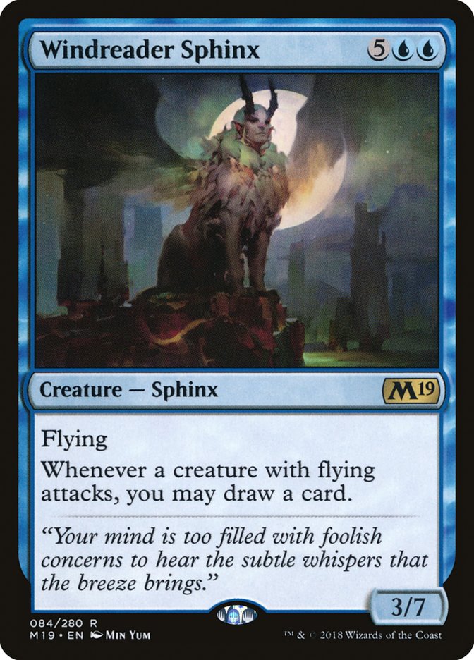 Windreader Sphinx (84) [Core Set 2019] | Odin's Place