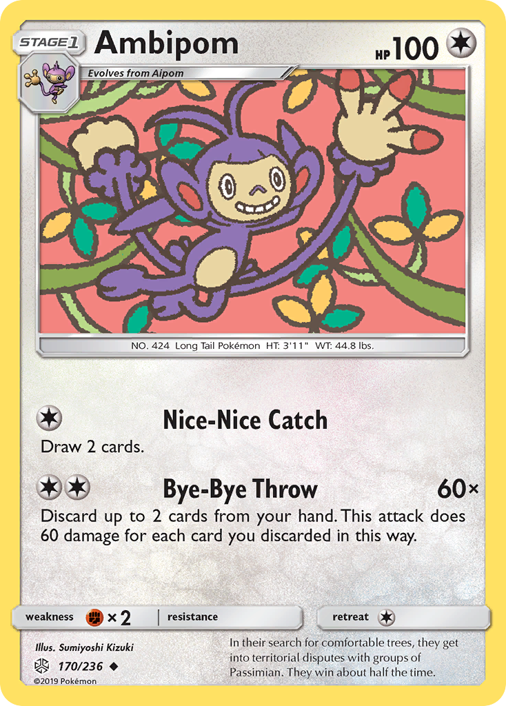 Ambipom (170/236) [Sun & Moon: Cosmic Eclipse] | Odin's Place