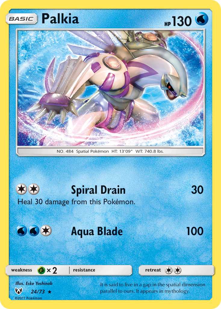 Palkia (24/73) [Sun & Moon: Shining Legends] | Odin's Place