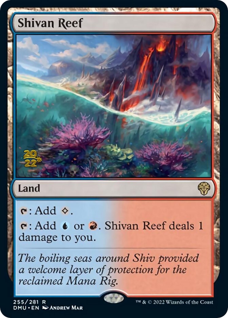 Shivan Reef [Dominaria United Prerelease Promos] | Odin's Place
