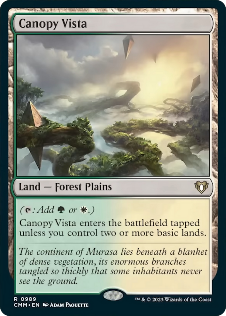 Canopy Vista [Commander Masters] | Odin's Place