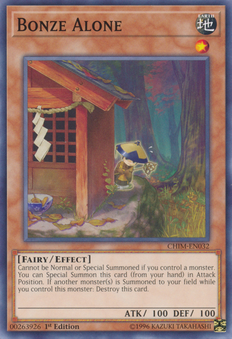 Bonze Alone [CHIM-EN032] Common | Odin's Place
