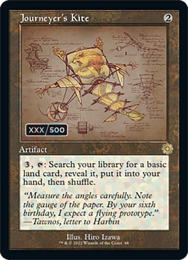 Journeyer's Kite (Retro Schematic) (Serialized) [The Brothers' War Retro Artifacts] | Odin's Place