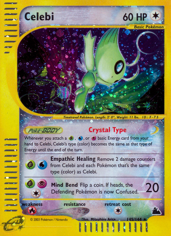 Celebi (145/144) [Skyridge] | Odin's Place
