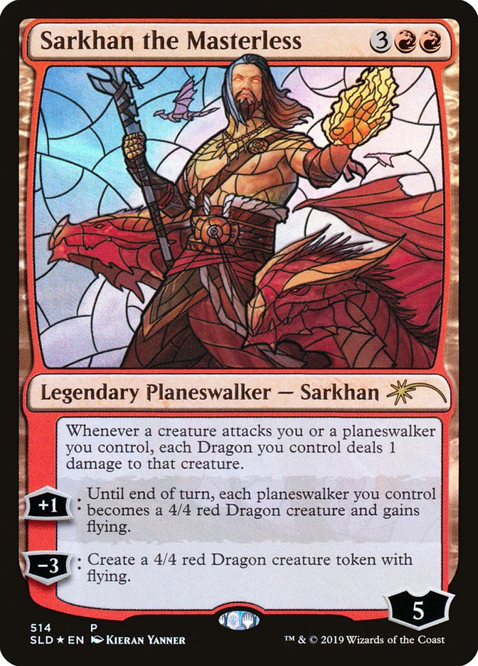 Sarkhan the Masterless (Stained Glass) [Secret Lair Drop Promos] | Odin's Place